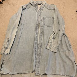 Denim Zara Shirt Dress